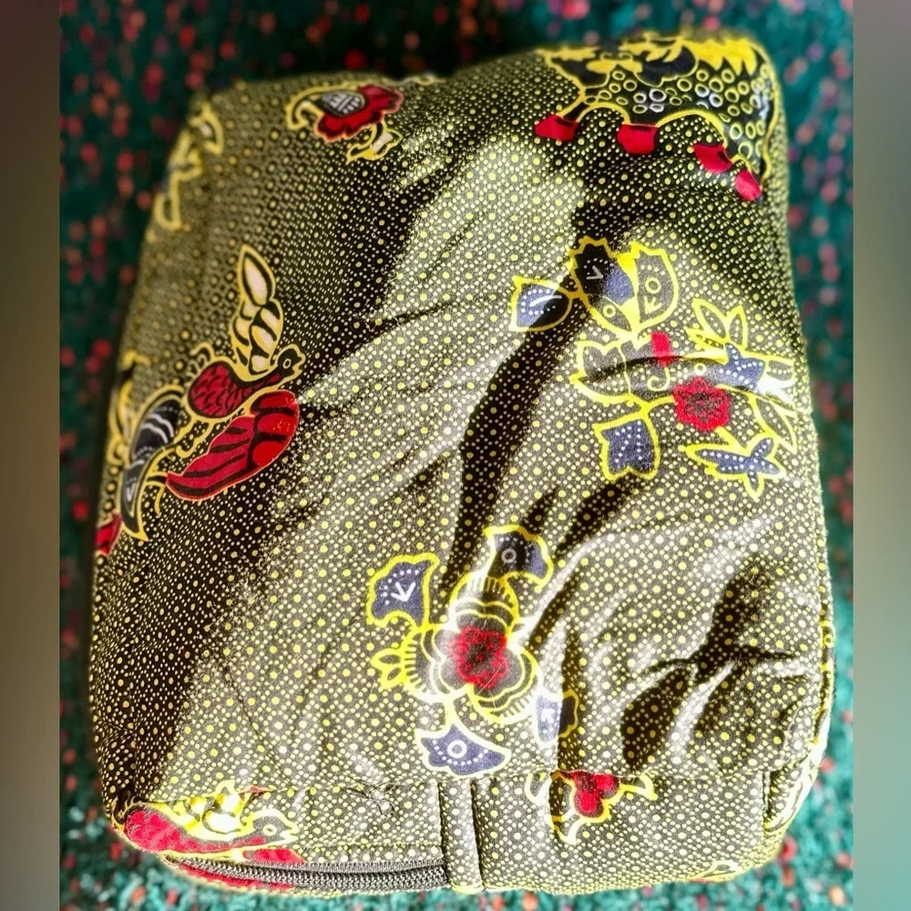 RARE NWOT Botswana Made Extra Large Cosmetics Bag
